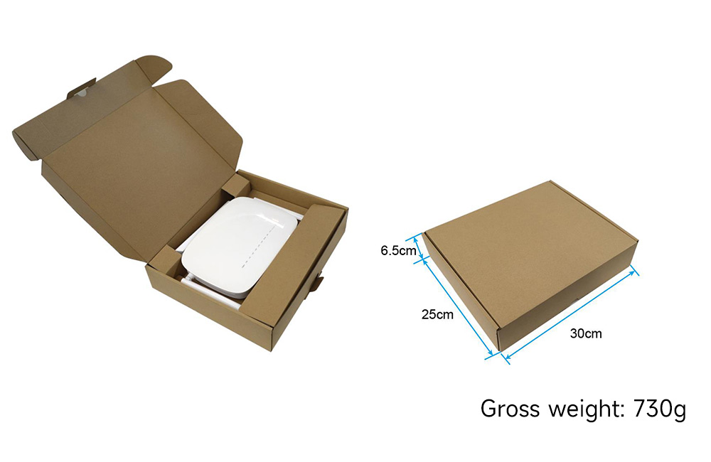 Wifi 6 optical fiber modem